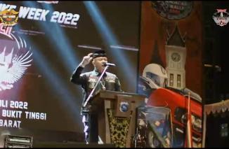 Kapolda Sumbar selaku Presiden HDCI Irjen Pol. Teddy Minahasa membuka SBW 2022, Jumat 1 Juli 2022 di Kota Bukittinggi. (dok) 