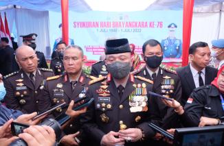 Peringati Hari Bhayangkara ke 76, Irjen Pol Teddy Minahasa beberakan banyak kegiatan bukti Polri besar karena tumbuh bersama rakyat. (dok/ck) 