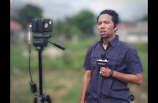 Rio Johanes Ketua Misda 4 IJTI Sumbar tegas katakan Musda mengusung konsep badunsanak, Kamis 7 Juli 2022  (dok) 