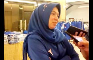 Ini Ketua DPC Partai Demokrat Agam Ade Ria, HM Nurnas ucapkan selamat. (ck) 