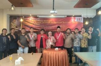 PA GMNI Sumbar Konferda Sabtu di Istana Bung Hatta. Yogi Yolanda tegas kalau Sumbar adalah rumah gadang kaum nasionalis, Kamis 21/2-2022 di Padang. (ndri) 