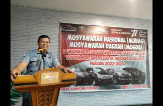 Aklamasi, Sonny jadi Ketua TFC Sumbar, Rabu 17 Agustus 2022. (zir) 