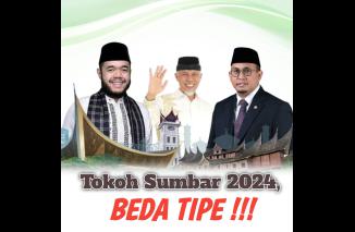 Inilah tiga tokoh yang melekat di relung hati pemilih Sumbar untuk berebut Gubernur pada 2024. (desain by cop) 