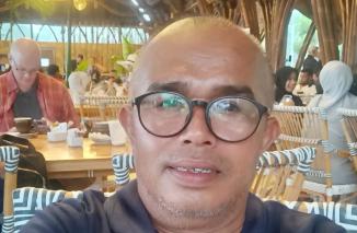 Anggota PWI pemegang Kartu Utama Dewan Pers Almudazir sebut Plt Ketua PWI tak di Padang, Sumbar terancam. gagal ke Porwanas Malang, Rabu 24 Agustus 2022. (ck) 