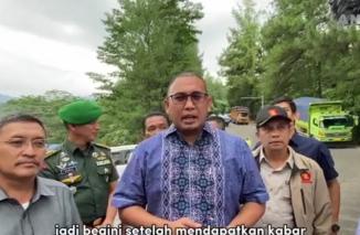 Allhamdulillah kata Andre Rosiade Flyover Sitinjau Lauik. ditender awal tahun depan, Sabtu 27 Agustus 2022. (dri) 