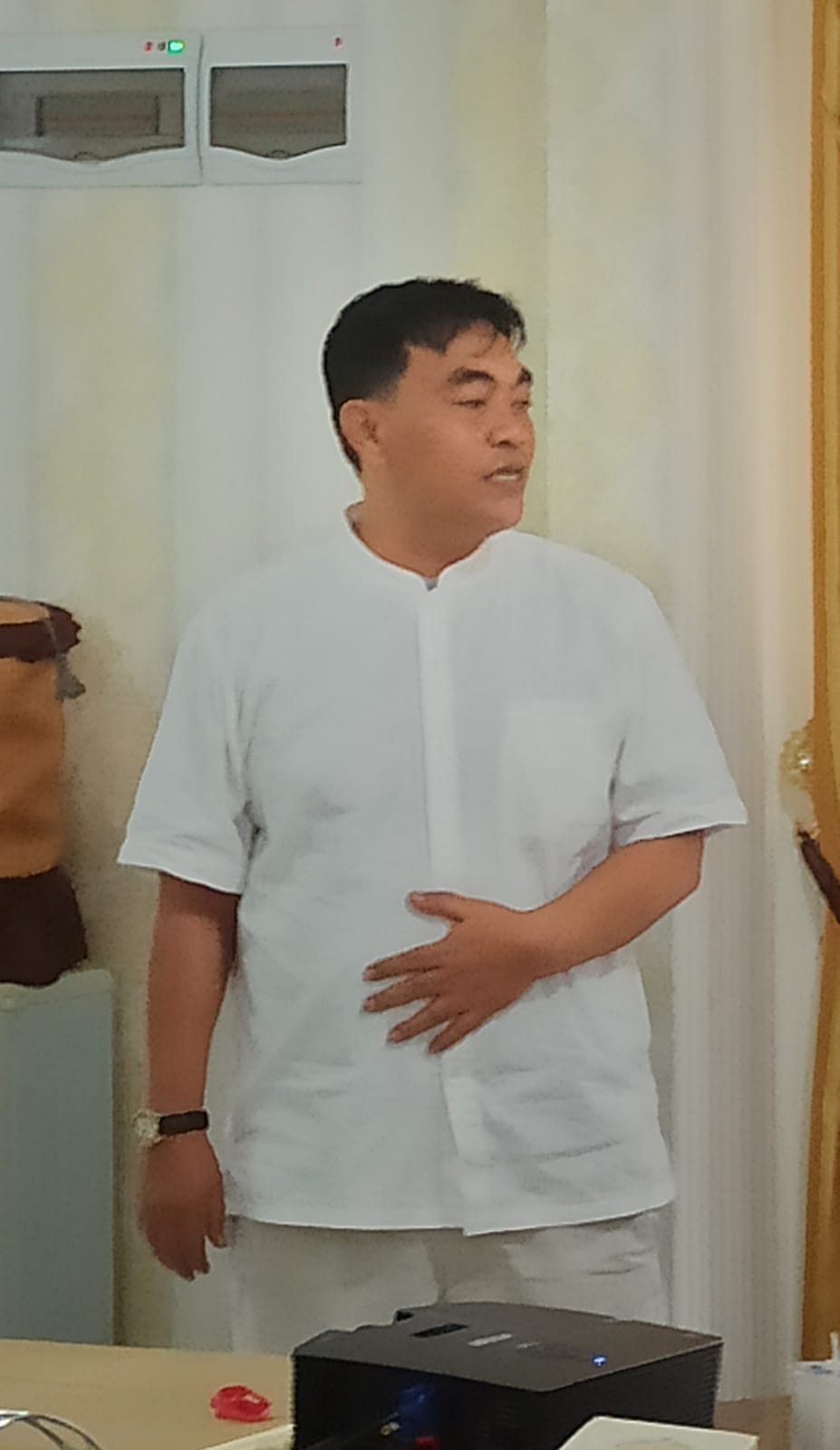 M Zuhrizul, Wakil Ketua  SC Muprov dan Waketum KADIN Sumbat tebar virus enam hari jelang Muprov KADIN Sumbar digelar, Rabu 21/9-2022.(sis) 