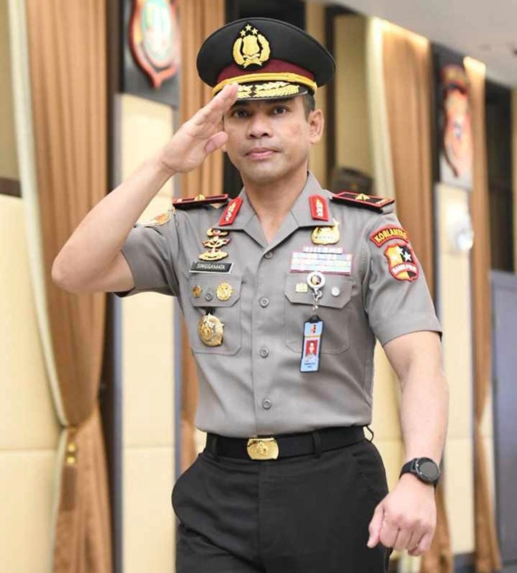 Upacara Kenaikan Pangkat, Singgamata jadi Brigjen Polisi, Jumat 30/9-2022. (dok) 