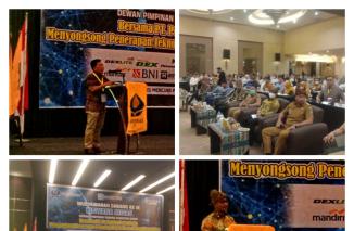 Suasana Muscab Hiswana Migas Sumbar dibuka Wagub Audy Joinaldy, Senin 5 September 2022 di Hotel Mercure Padang. (ndri) 