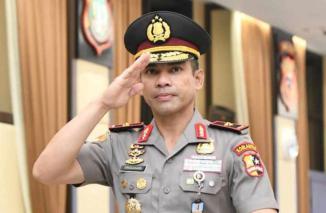 Upacara Kenaikan Pangkat, Singgamata jadi Brigjen Polisi, Jumat 30/9-2022. (dok) 