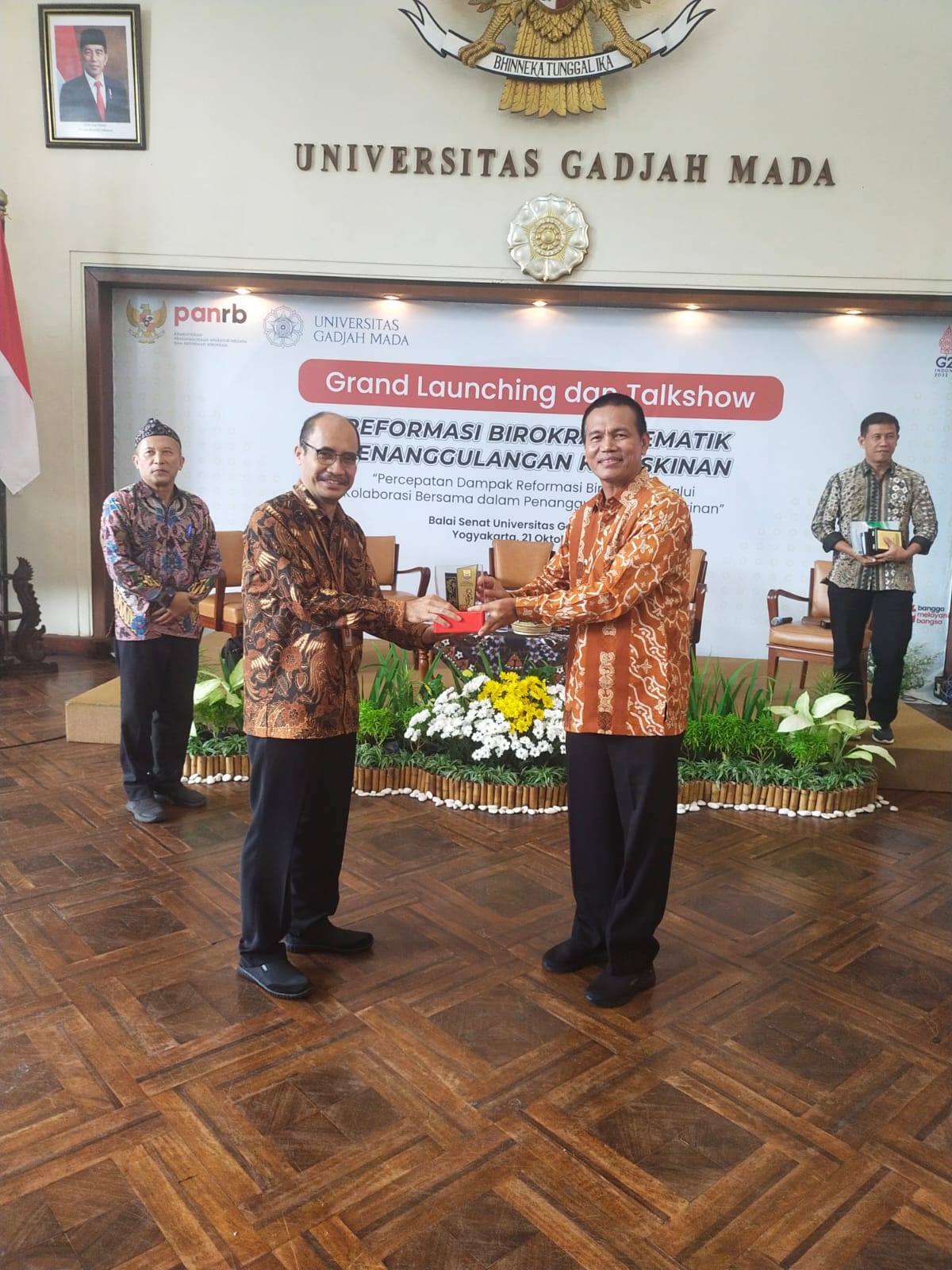 Lagi Wako Parian Genius Umar dipercata pusat menjadi Pilot Project Reformasi Birokrasi, Jumat 21 Oktober 2022 di UGM Yogyakarta. (dok) 