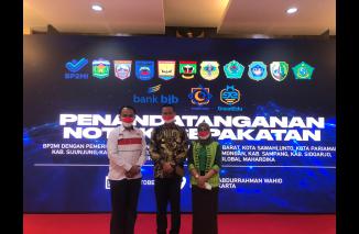 Genius Umar teken Nota Kesepakatan dengan BP2MI Rabu 5/10-2022 di Jakarta. (dok) 