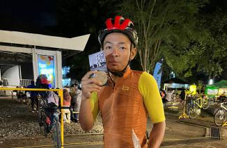 Coach Anton goweser pertama Sumbar lahap 1200 KM di bawah 90 jam di ajang Jogjakarta Audax, Minggu 23 Oktober 2022. (dok) 