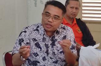 Waketum DPP IKA UNAND deadlije Ketum 1x24 jam jelaskan soal Sekretariat diambilalih UNAND, Rabu 5 Oktober 2022. (dri) 