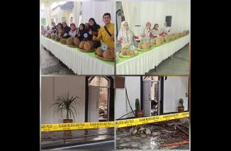 GPK terbakar, akhirnya Festival Durian gelaran Pemprov Sumbar pun batal, Kamis 3 November 2022. (sis) 