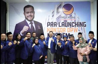 NasDem Tower di Veteran 14 Dilaunching, Fadly: Jadi Central Pemenangan Anies
