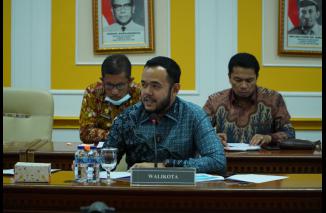 Wako Fadly Amran presentasikan inovasi di ajang presentasi IGA 2022, Rabu 23/11-2022 di Jakarta. (ndes) 
