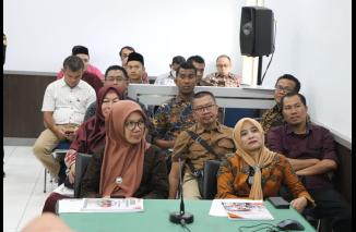 Jajaran Bawaslu ramai ramai datangi KI Sumbar Jumat. 31/3-2023, ada apakah? (cop) 