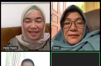 Rapat Panpel HbH Akbar Alumni Hukum Unand dipimpin Helsi Yasin, kewat zoom Rabu 12/4-2023 pastikan 30 April 2023. (dri) 