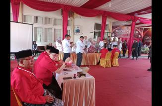 Pendaftaran Partai Politik di KPU Provinsi Sumatera Barat, Kamis, (11/5/2023). (Sumber : Istimewa) 