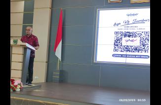 Kadis Pariwisata Luhur Budianda optimis 8,2 juta pelancong ke Sumbar tercapai, Sabtu 6/5-2023. (dri) 