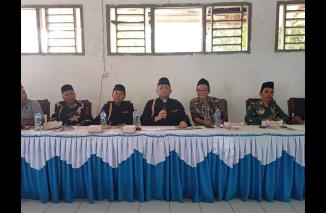 Sosialisasi BPJS terhadap Ninik Mamak, Imam dan Khatib di Kerapatan Adat Nagari (KAN) Lakitan, Kecamatan Lengayang, Kabupaten Pesisir Selatan, Jum'at (12/5/2023). (Sumber : Istimewa) 