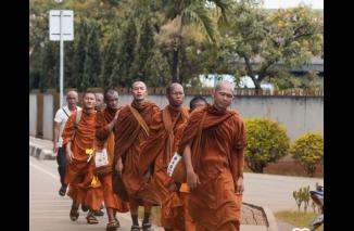 Perjalanan Spiritual 32 Bhikku dari Thailan ke Candi Borobudur. (Sumber : Istimewa) 