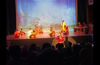 Pertunjukkan seni tradisi Minangkabau dengan tajuk “Mahakarya Randai II 2023” The Story of Malin Kundang di Teater Kecil Taman Ismail Marzuki (TIM) Jakarta, Sabtu (17/6/2023). (Sumber : Istimewa) 