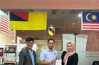 Sari Lenggogeni MoU dengan Negeri Sembilan di Penang Expo, 20/6-2023. (dok)