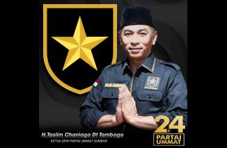 Ketua DPW Partai Ummat Sumbar, H Taslim. (Sumber : Istimewa)