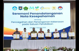 Permendikbudristek  PPKSP solusi sekolah tanpa kekerasan. (dok)
