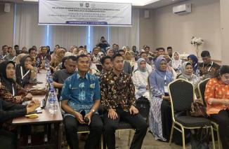 Direktur Jenderal (Dirjen) Bina Pemerintahan Desa (Pemdes) Kementerian Dalam Negeri (Kemendagri) Eko Prasetyanto Purnomo Putro membuka pelatihan P3PD, di Lampung. (Sumber : Ist)
