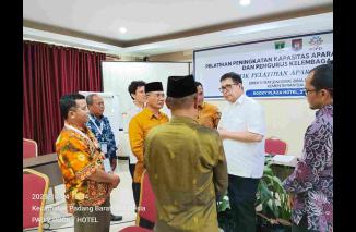 Pelatihan Aparatur Desa gelombang ke 3 di Provinsi Sumatera Barat, kegiatan ini dilaksanakan mulai tanggal 2 -5 Oktober 2023. (Ist)