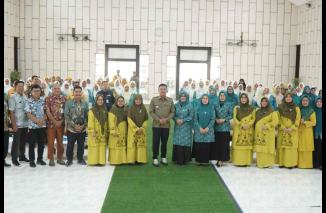 Pembukaan Bimbingan Teknis TP-PKK Provinsi Sumatera Barat di Kabupaten Solok Selatan di Aula Sarantau Sasurambi, Kamis (12/10/2023). (/ist)