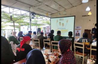 Nobar AMIN Daftar ke KPU di Padang. (/ist)