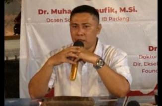 Koordinator Forum Pemuda Sumbar, Muhamad Jamil. (/ist)