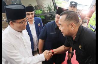 Anies Baswedan Aminkan Adrian Caleg Ummat. (/ist)