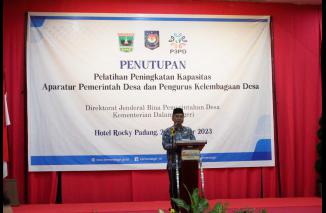 Provinsi Sumbar menggelar Pelatihan Peningkatan Kapasitas Aparatur Pemerintahan Desa dan Pengurus Kelembagaan se Sumbar. (/ist)