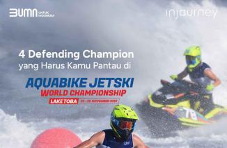 Aquabike Jetski World Championship di danau toba, Sumatera Utara. (/ist) 