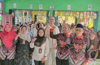 Di SDN 31 Pasir Kandang Terdengar Yel yel "Aku Bangga Jadi Anak Indonesia". (/ist) 