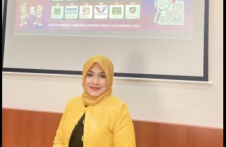 Linda Oktavianti SE.MM.M.Pd.E mewakili Ketua Partai Golkar Sumbar, menghadiri Rakor Partai Politik dengan Bawaslu Sumbar. (/ist)