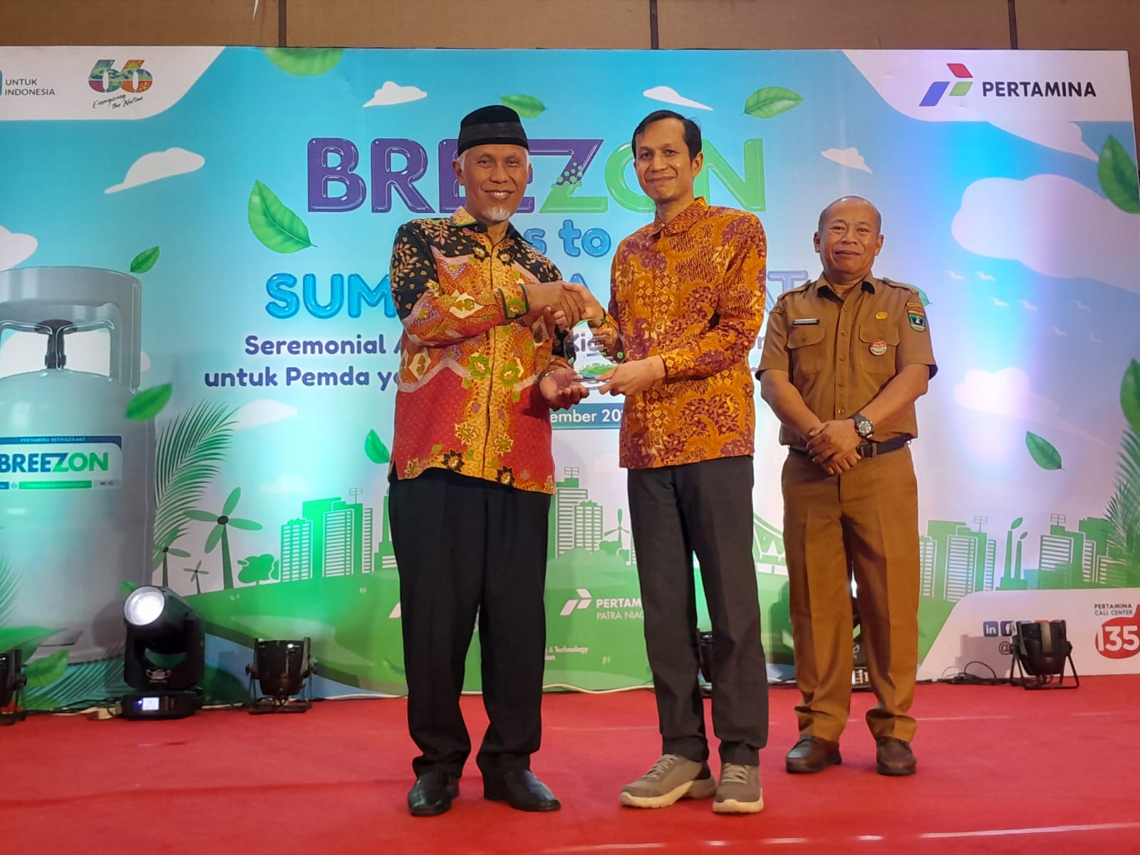 Ismail salut sama Mahyeldi yang support penggunaan Breezon di Sumbar, Senin 18/12-2023. (nov)