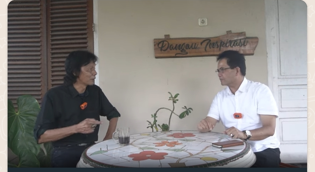 Ir Djoni bersama Prof Hermansyah ungkap untung Basawah Pokok Murah, pada Seminar Online digelar Dangau Inspirasi Uda Djoni Chanel. (scrnsht)
