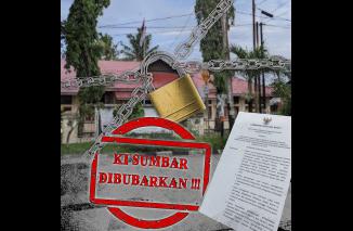 Waduhh.. kok jadi beginii.. KI Sumbar Bubar Grakkk... Kamis 4/1-2024. (dok)
