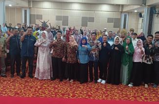 Pisah sambut Lurah, Sonny Affandi mundur dari Ketua LPM Kampung Lapai, buat warga terkejut, Minggu 7/6-2024. (ald)