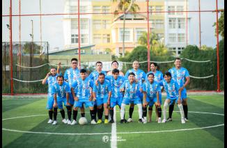 Jurnalis Soccer itu suhu Tidka cupu ya Om Ucok Novrianto... Juara Trofeo Cup 2024, Sabtu 28/1-2024. (dok)