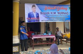 Reses ke Dapil Sumbar II, HM Nurnas mendapat apresiasi dari petani dan nelayan, HM Nurnas  selama periode jadi wakil rakyat selalu peduli kepada petani dan nelayan. (ck)