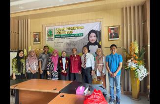 Selamat, Judul :Amelia Sriwahyuni Lubis Lulusan Doktor ke-14 di UBH.(dok)