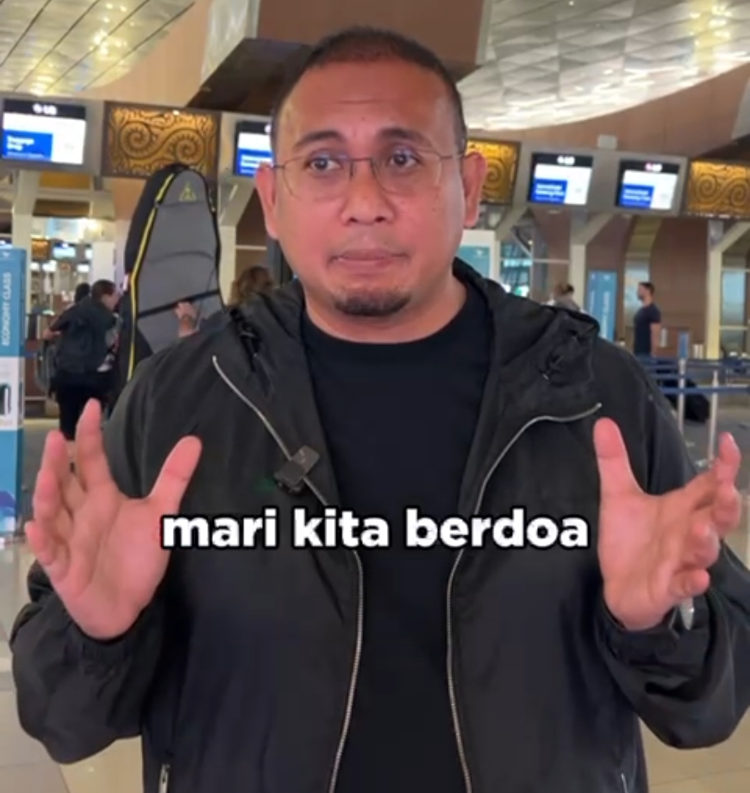 Andre Rosiade minta doa pendukung dan penggila sepak bola Sumbar, dia terus berjuang yakini PT Liga untuk GHAS jadi home base SPFC, Sabtu 16/3-2024. (dok)