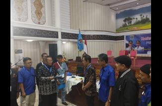 Waket Bidang Organisasi PWI Pusat Zulmansyah puji KLB Sumbar, Rabu 22/5-2024 di Padang.(dok)