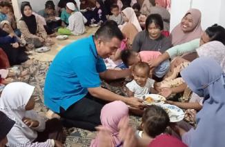 Aksi siap camat Lubeg Jumat Berkah, 25/5-2024. (sbl)